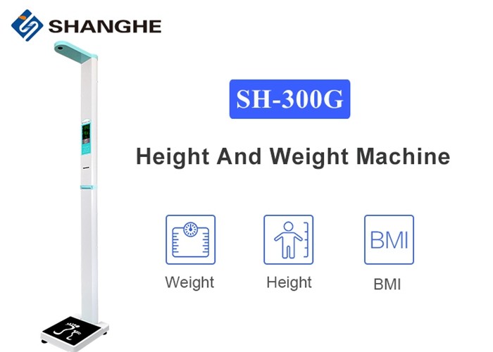 High Accuracy Digital Medical Scale With Height Rod Rated Load 500kg Easy To Carry
