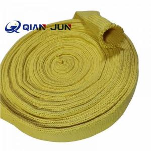 China High Strength Aramid Kevlar Fiber Braided Sleeving for Cable and Tube wholesale