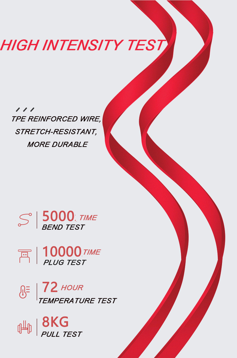 Retractable 3 In 1 USB 2.0 Charging Cable Extendable Data Transfer