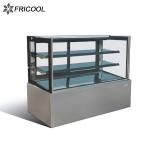 R290 Refrigerant Bakery Cake Display Fridge Counter 1500*680*1200mm