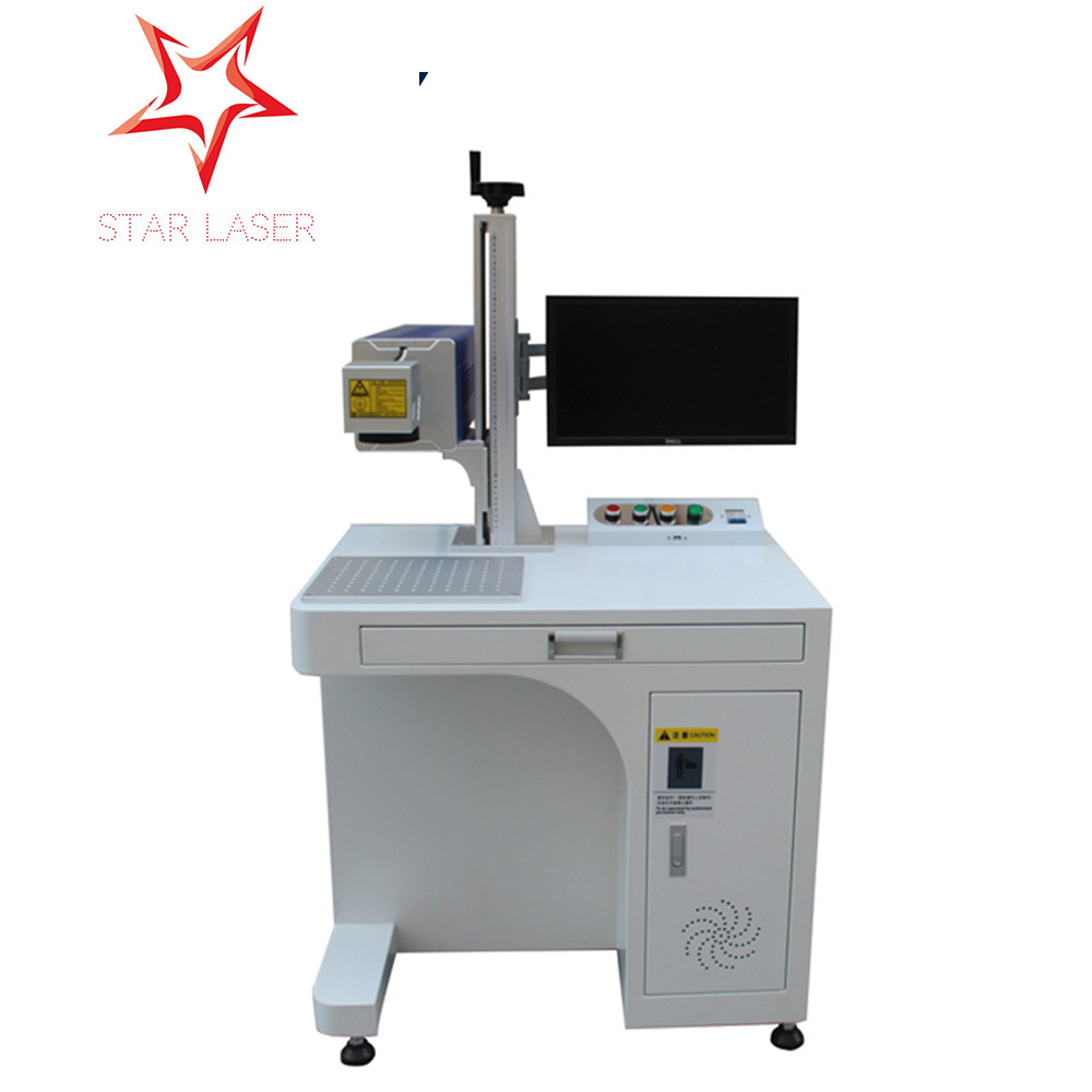 Wafer Keyboard Engraving Machine , USB Animal Ear Tag Laser Marking Machine