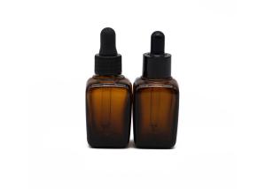 China Latex Rubber 30Ml Dropper Glass Amber Glass Essential Oil Bottle wholesale