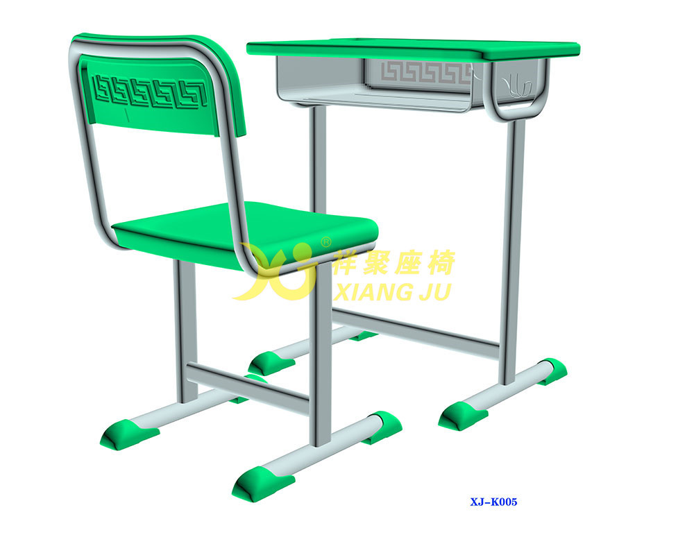 Single Dual Student Table And Chair Set With Groove HDPE Material