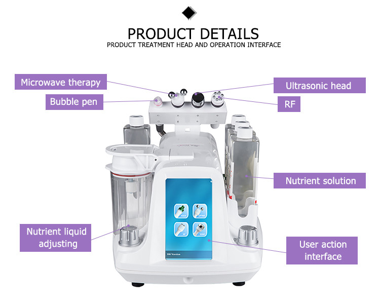 professional black hydro dermabrasion hydrafacial oxygen jet capsules facial korea aqua peel machine