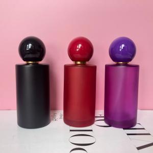 China 500pcs 50ml Perfume Spray Bottle Plastic Ball Cap Cosmetic Glass wholesale