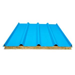 China Interior Basalt Rock Wool Sandwich Panel Mineral Wall Panels Fiberglass Insulation wholesale