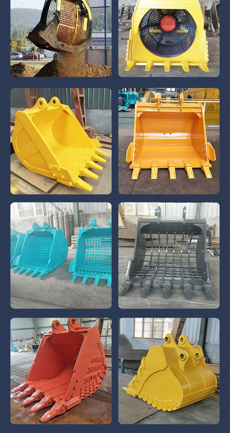 2 - 30 Ton Excavator Rock Bucket Thickening Excavator Ditching Bucket ISO9001