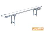 Washable 4000mm Length 60W Stainless Steel Belt Conveyor