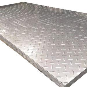 China Ferrite 201 Stainless Steel Checker Plate 316 Sheet Embossed 100mm wholesale