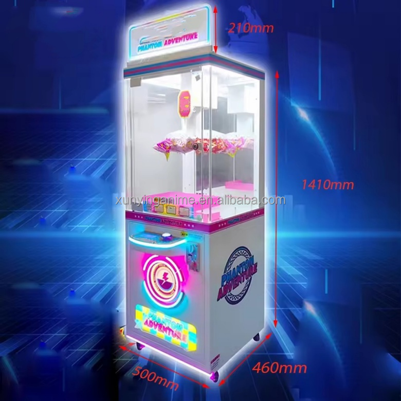 Coin Operated Mega Mini Claw Machine Candy Keychain Plush Toy Arcade Custom