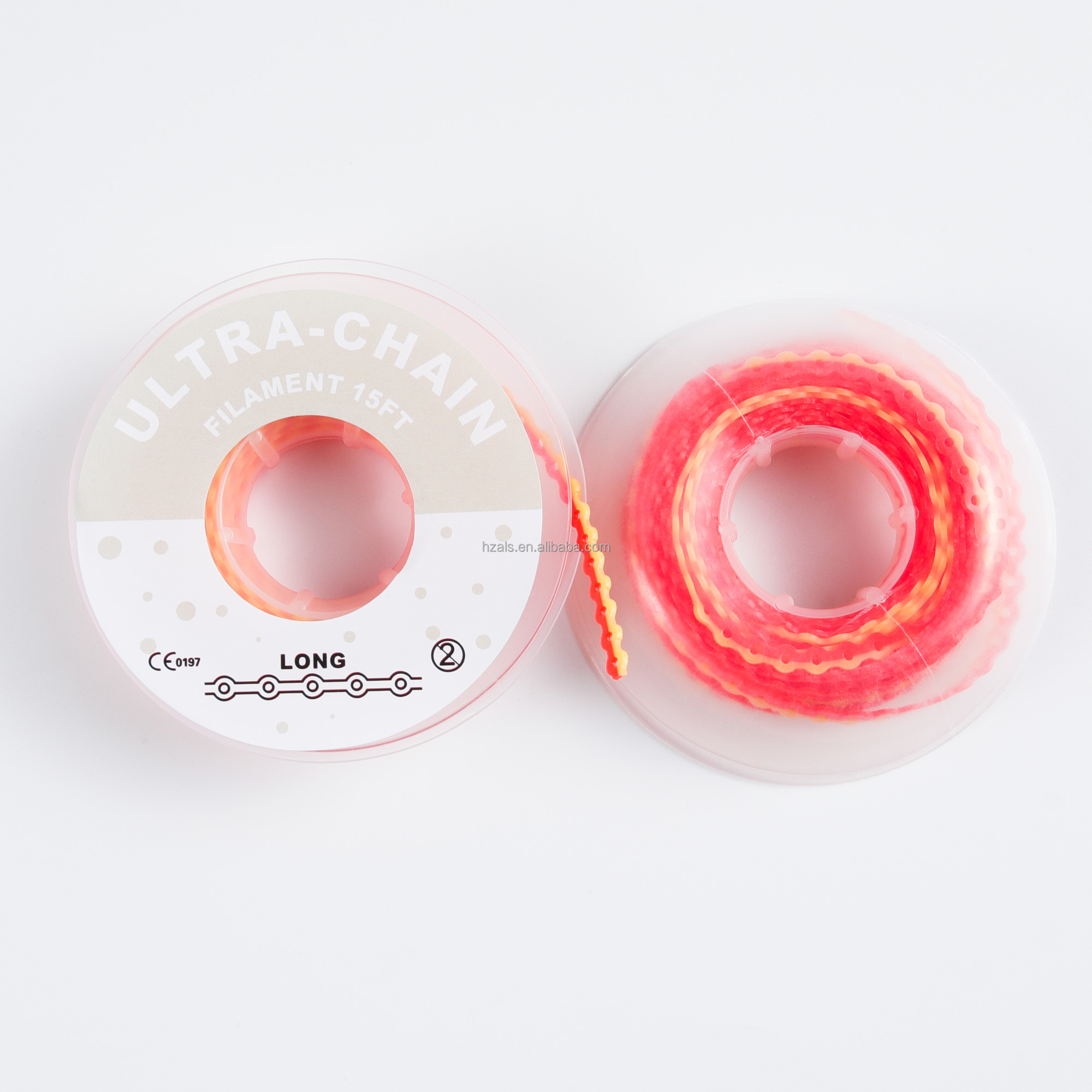 Elastic Ortodoncia Ligature Braces Band Chain Transparent Blue Pink