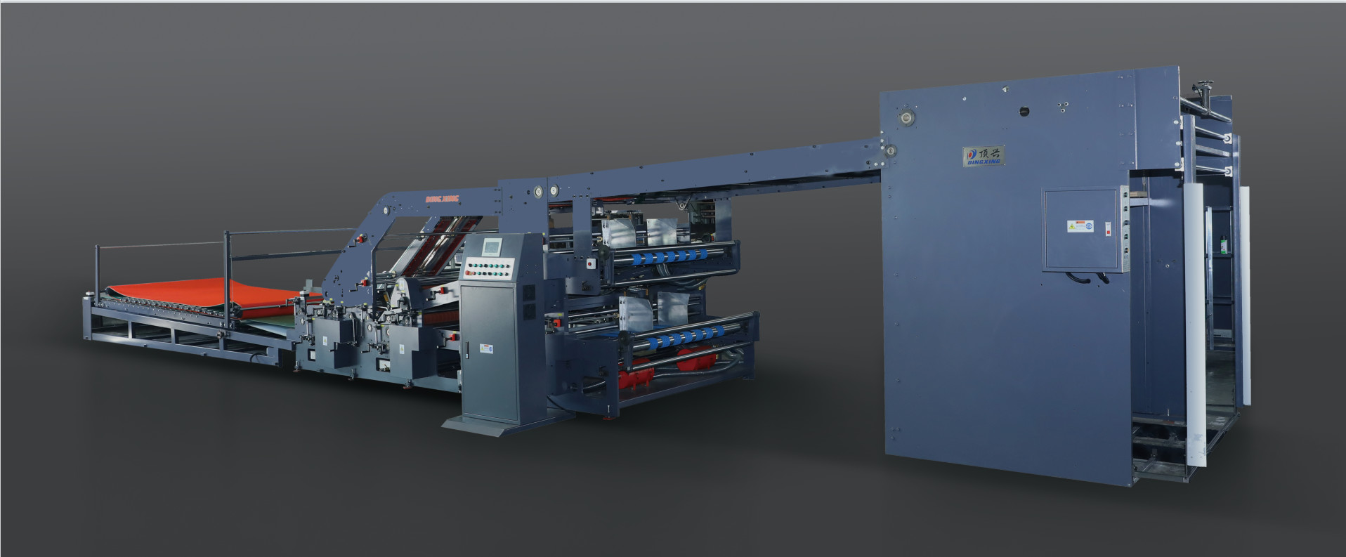 Two Flute Combination Automatic Flute Laminator Machine 5000pcs/H DW-1650