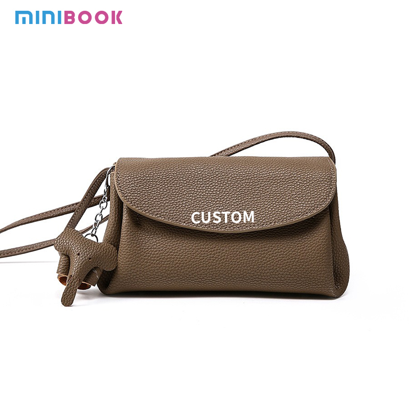 Elevate Your Look with this Head Layer Soft Cowhide One-Shoulder Crossbody Bag
