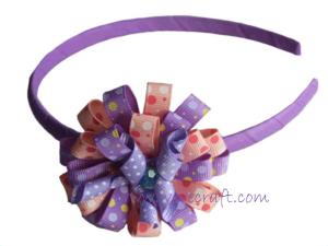 China Handmade bow hair bow ribbon bow headband hairband wholesale