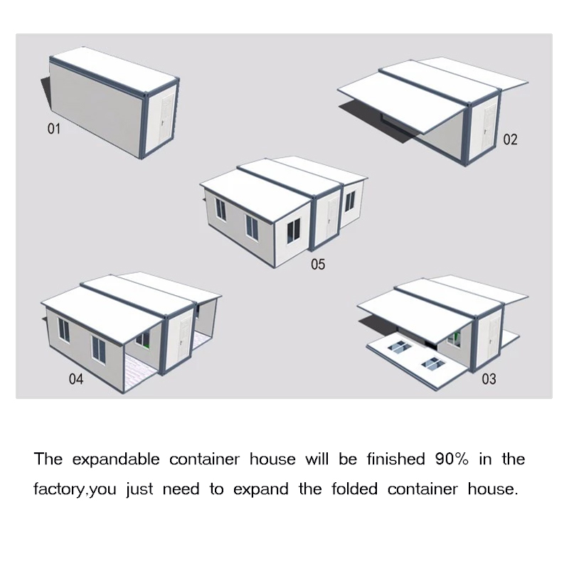 Grande expandable house quick installation