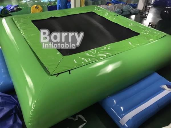 PVC Tarpaulin Inflatable Water Toys Jumping Water Trampoline Bed Airtight