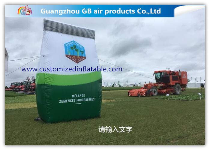 China Big Inflatable Advertising Signs / Oxford Cloth Snake Leather Bag wholesale