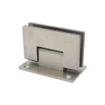 Stainless steel Wall to Glass bathroom hinge RS801, Square 90 degree, Single