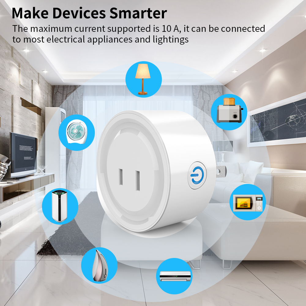 2 Pin Japan Plug WIFI Smart Socket Tuya Remote Electrical Outlet