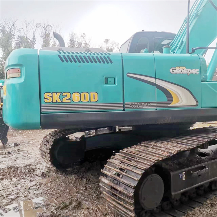 26 Ton Used Excavator Kobelco SK260 with Original Hydraulic Cylinder in Good Condition