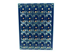 China Blue Solder Mask Immersion Gold FR4 Rigid Prototype PCB Board wholesale