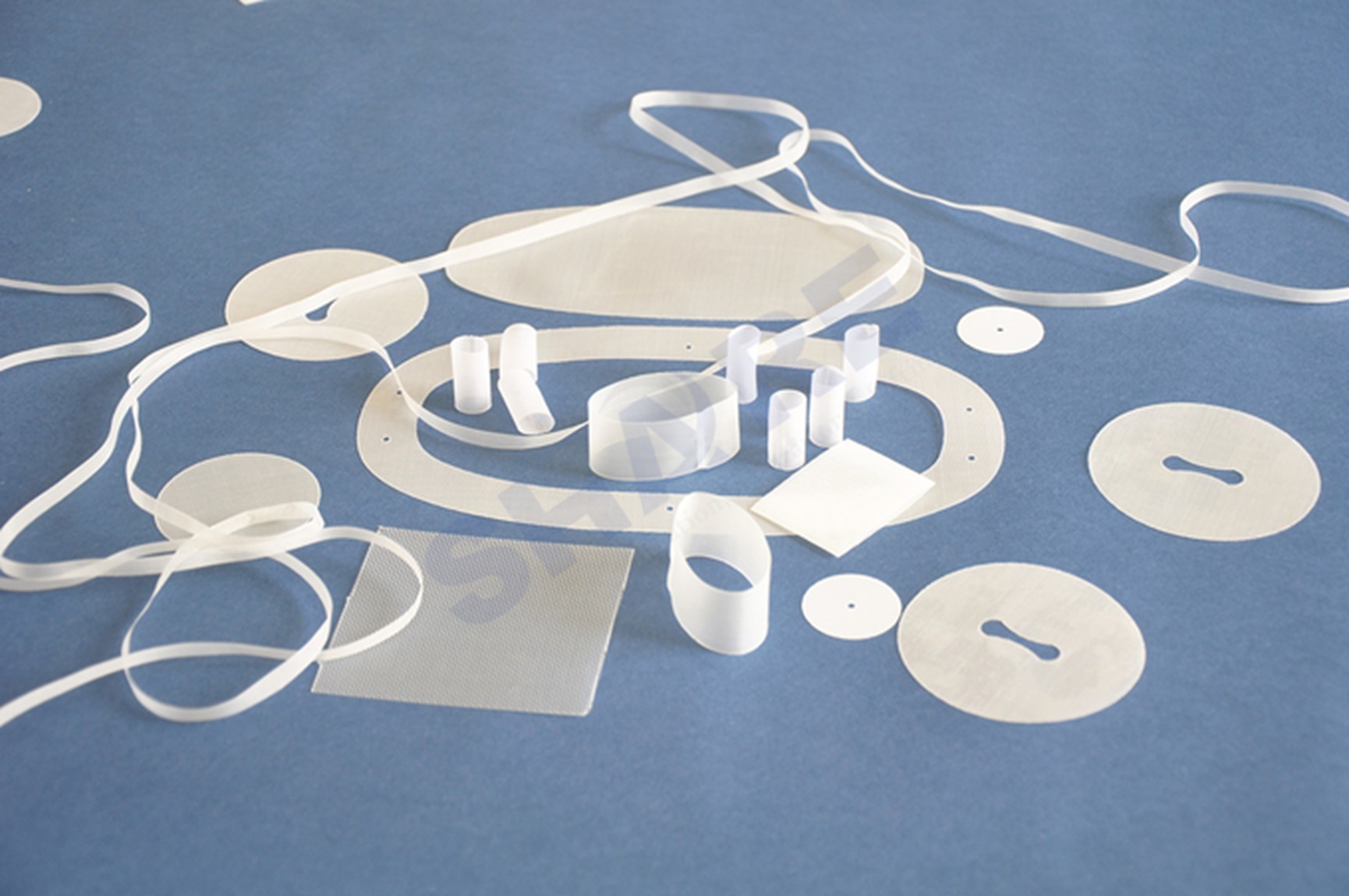 40 Mesh Nylon Filter Mesh Strip Precise Laser Cutting Mesh Shapes