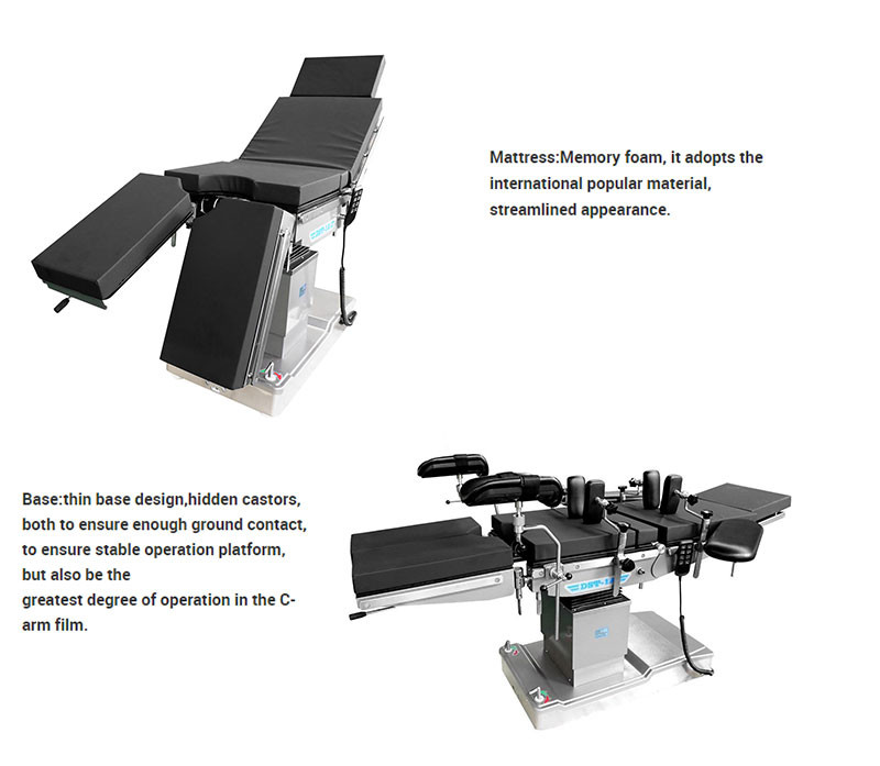 Electric Medical Hospital Beds Multifunction Surgical Operation Theatre Table 220V 50HZ