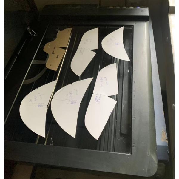 1200mm/s Max Cutting Speed Garment Inkjet Plotter Cutter with Blue Frame Silver Case