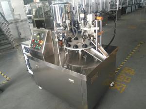 China SS304 Tube Filling Sealing Machine , Toothpaste Tube Filling Machine wholesale