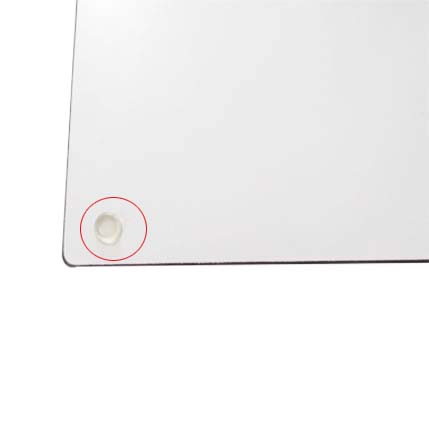 Square Round Kitchen Cutting Board with Sublimation Blank and Coated Tempered Glass