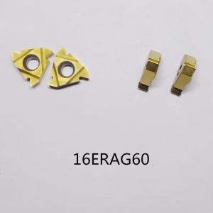 China 16ERAG60 Golden Cast Iron Triangle Thread Carbide Inserts wholesale