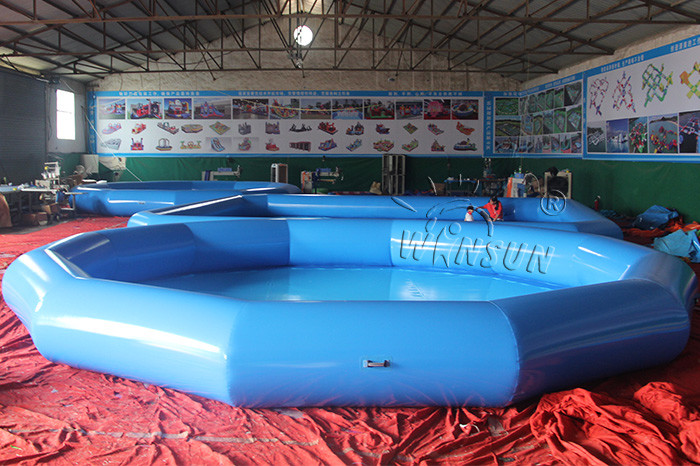 Big Inflatable Swimming Pool / Blow Up Pool Environmental Friendly
