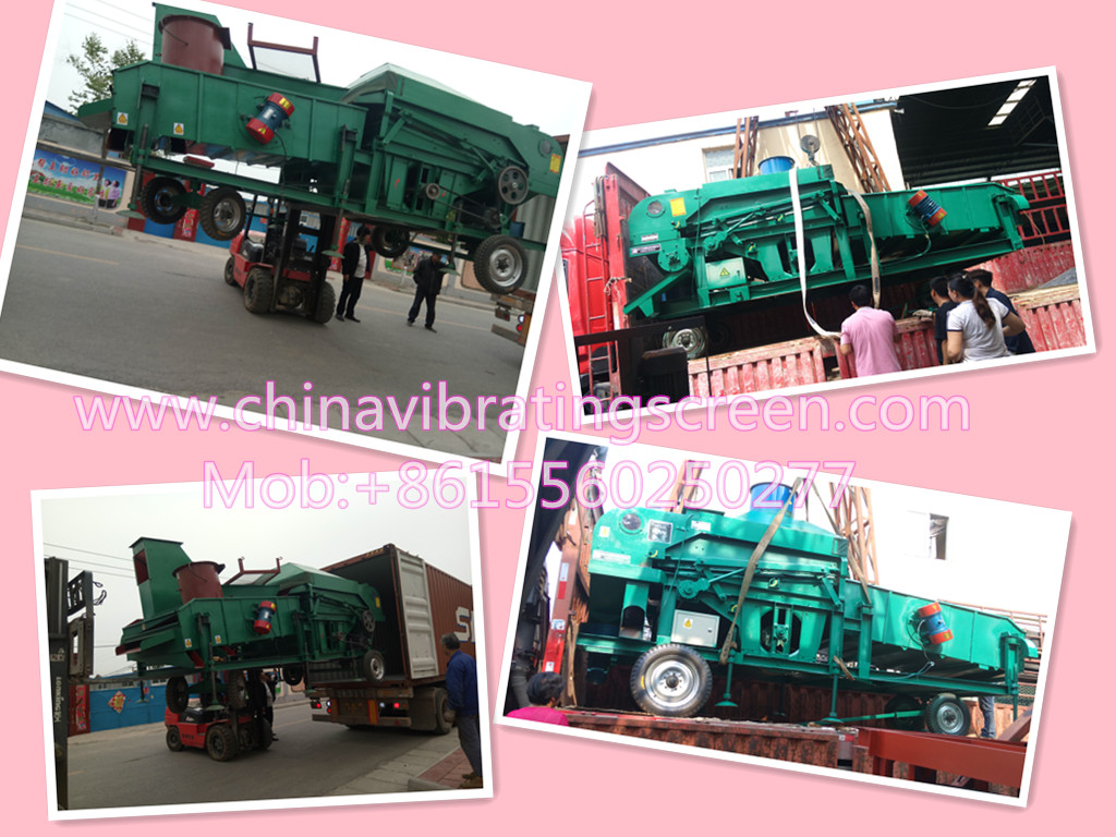 Large-scale convenience cocoa beans red beans sieving machine
