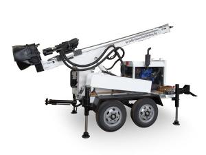 China Lightweight 200m 220mm Trailer Mounted Water Well Drilling Rig wholesale