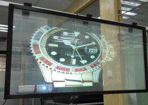 China Transparent Holographic Rear Projection Film on Glass , 3D Holographic Film wholesale