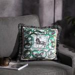 500g Car Decorative Pillows 45*45cm Hand Painted Cushion Cover Sofa Geometric