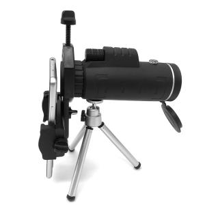 China Large Eyepiece 40x60mm High Definition Monocular Telescope With Phone Holder wholesale