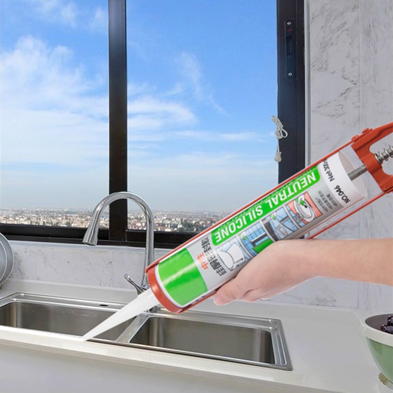 ABM Neutral black / white RTV silicone sealant for window and aluminum