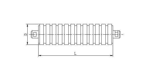 Supply Red or Black Mining Steel Belt Conveyor Rollers for Machinery Repair Shops