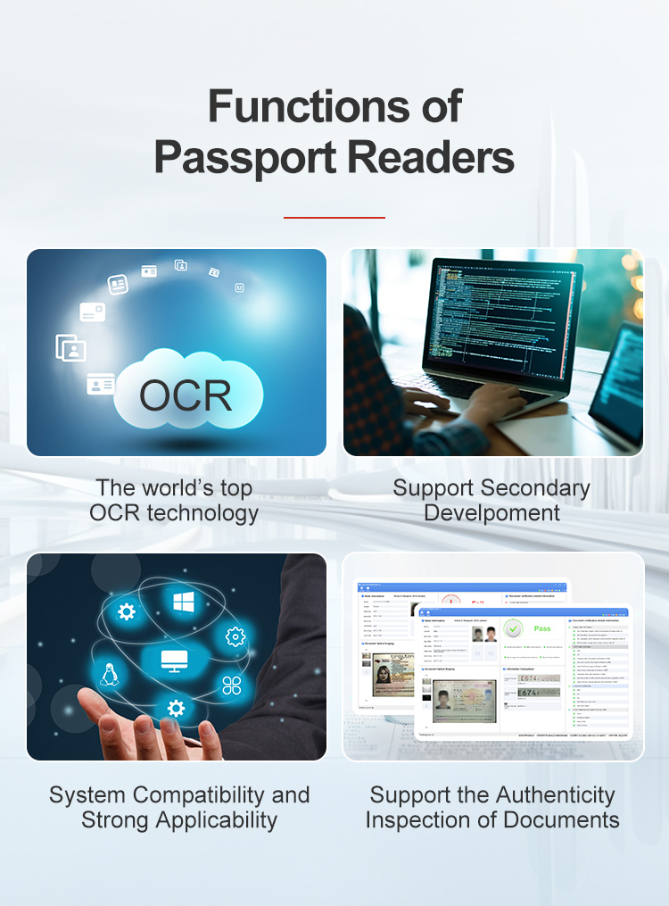 Effortless Sinosecu Passport and National ID QR Code Scanner for Airport Checkpoints