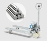 CE Approval Stainless Steel Hand Pallet Truck , Hygienic 2000kg Pallet Truck