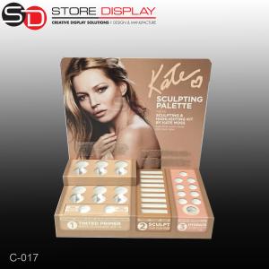China plastic vaccum form countertop display for cosmetic wholesale
