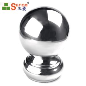 China 316 Stainless Steel Hollow Ball Handrail Ball Empty In Bottom Silver / Golden wholesale