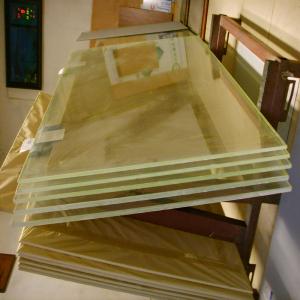China Rectangle 1000mm*800mm Radiation Protection Lead Glass 3mmpb wholesale