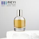 Perfume 100ml Frosted Glass Spray Bottle Jar Gold Silver