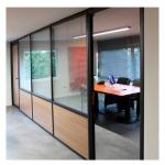 AE Aluminum Single Glazed Partition Walls For Folding Sliding