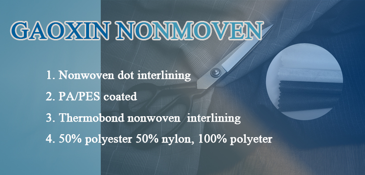 Highly Knitted Fabric Interfacing Adhesive Shirt Collar Fusing for Garment Industry