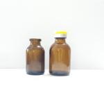 Wholesale 20ml 30ml 50ml 100m Amber Medicine Glass Pharmaceutical Bottle Moulded