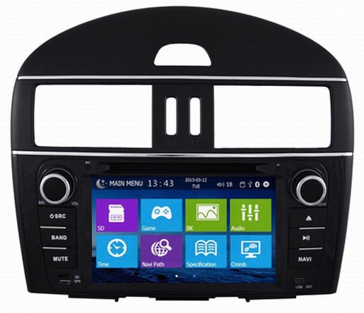 music videos windows media player for Nissan Tiida 2012 with bluetooth car radio OCB-7027