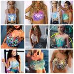 Sequin Bustier body chain